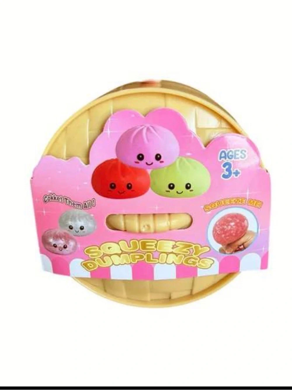 Squeeze Dumplings Kids Toy - Yello